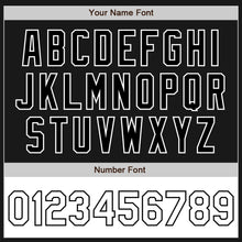 Load image into Gallery viewer, Custom Black White Bomber Varsity Letterman Two Tone Zipper Jacket