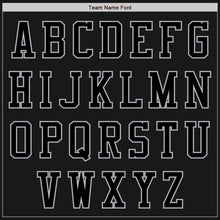 Load image into Gallery viewer, Custom Black Gray Bomber Varsity Letterman Two Tone Zipper Jacket