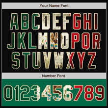 Load image into Gallery viewer, Custom Black Vintage Mexican Flag Kelly Green-Cream Bomber Varsity Letterman Two Tone Zipper Jacket