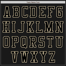 Load image into Gallery viewer, Custom Black Cream Bomber Varsity Letterman Two Tone Zipper Jacket