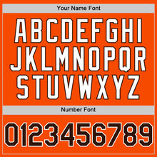 Load image into Gallery viewer, Custom Orange Brown-White Bomber Full-Snap Varsity Letterman Two Tone Hoodie Jacket