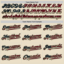 Load image into Gallery viewer, Custom Cream Vintage USA Flag Olive-Black Bomber Full-Snap Varsity Letterman Two Tone Hoodie Jacket