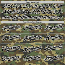 Load image into Gallery viewer, Custom Camo Black-White Bomber Full-Snap Varsity Letterman Salute To Service Hoodie Jacket