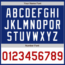 Load image into Gallery viewer, Custom Royal White-Red Bomber Varsity Letterman Two Tone Zipper Jacket