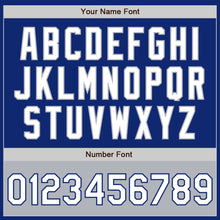 Load image into Gallery viewer, Custom Royal White-Gray Bomber Varsity Letterman Two Tone Zipper Jacket