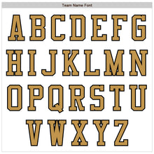 Load image into Gallery viewer, Custom White Old Gold-Black Bomber Varsity Letterman Zipper Jacket