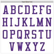 Load image into Gallery viewer, Custom White Purple Bomber Varsity Letterman Zipper Jacket