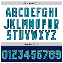 Load image into Gallery viewer, Custom White Teal Gray-Navy Bomber Varsity Letterman Two Tone Zipper Jacket