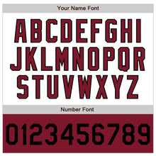 Load image into Gallery viewer, Custom White Black Crimson-City Cream Bomber Varsity Letterman Two Tone Zipper Jacket