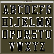 Load image into Gallery viewer, Custom Olive Black-White Bomber Varsity Letterman Salute To Service Zipper Jacket