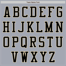 Load image into Gallery viewer, Custom Gray Black-Cream Bomber Varsity Letterman Zipper Jacket