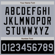 Load image into Gallery viewer, Custom Gray Black Bomber Varsity Letterman Two Tone Zipper Jacket