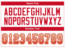 Load image into Gallery viewer, Custom White Scarlet-Gold Drift Fashion Football Jersey