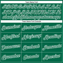 Load image into Gallery viewer, Custom Kelly Green White Performance T-Shirt