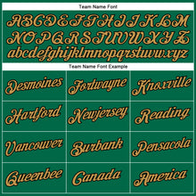 Load image into Gallery viewer, Custom Kelly Green Old Gold-Black Performance T-Shirt