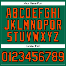 Load image into Gallery viewer, Custom Kelly Green Orange-Black Performance T-Shirt