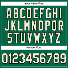 Load image into Gallery viewer, Custom Kelly Green Cream-Black Performance T-Shirt