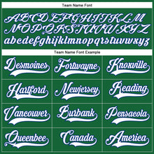 Load image into Gallery viewer, Custom Kelly Green White-Royal Hockey Lace Neck Jersey