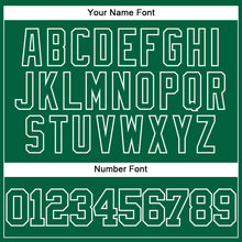 Load image into Gallery viewer, Custom Kelly Green White Mesh Authentic Throwback Baseball Jersey