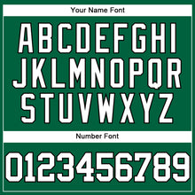 Load image into Gallery viewer, Custom Kelly Green White-Black Mesh Authentic Throwback Baseball Jersey