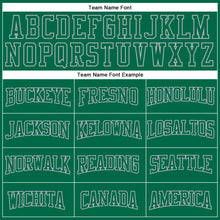 Load image into Gallery viewer, Custom Kelly Green Gray Authentic Football Jersey