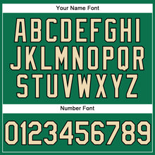 Load image into Gallery viewer, Custom Stitched Kelly Green Cream-Black Sports Pullover Sweatshirt Hoodie