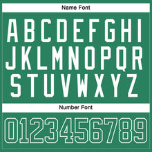 Load image into Gallery viewer, Custom Kelly Green White Hockey Jersey