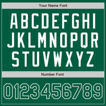 Load image into Gallery viewer, Custom Kelly Green White Authentic Baseball Jersey