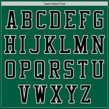 Load image into Gallery viewer, Custom Kelly Green Black-White Authentic Baseball Jersey