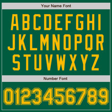 Load image into Gallery viewer, Custom Kelly Green Gold Authentic Baseball Jersey