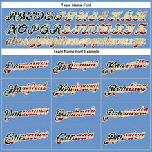 Load image into Gallery viewer, Custom Light Blue Vintage USA Flag-City Cream Performance T-Shirt