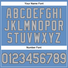 Load image into Gallery viewer, Custom Light Blue Gray-Steel Gray Performance T-Shirt