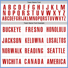 Load image into Gallery viewer, Custom Light Blue Red-White Authentic Baseball Jersey