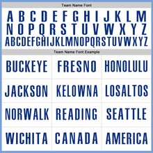 Load image into Gallery viewer, Custom Light Blue White-Royal Authentic Baseball Jersey