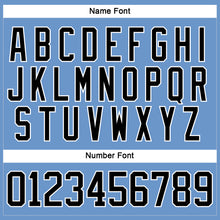 Load image into Gallery viewer, Custom Light Blue Black-White Hockey Jersey