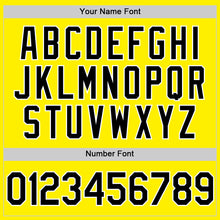 Load image into Gallery viewer, Custom Light Yellow Black-White Authentic Baseball Jersey