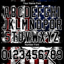 Load image into Gallery viewer, Custom Black Red-Royal 3D American Flag And Carp Fish Fishing Long Sleeve Performance T-Shirt