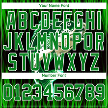 Load image into Gallery viewer, Custom Grass Green Black-White 3D Bass Fish Fishing Long Sleeve Performance T-Shirt