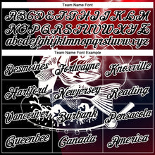 Load image into Gallery viewer, Custom Red Black-White 3D Lightning And Bass Fish Fishing Long Sleeve Performance T-Shirt