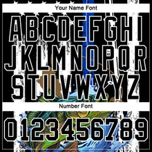 Load image into Gallery viewer, Custom Black White 3D American Flag And Fish Fishing Long Sleeve Performance T-Shirt