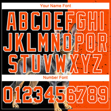 Load image into Gallery viewer, Custom Black Orange-White 3D Animal Rottweiler Dog Hunting Sleeve Performance T-Shirt