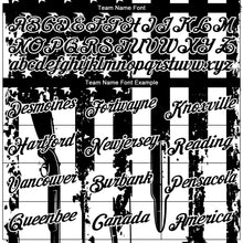 Load image into Gallery viewer, Custom Black White 3D Hunting Tools American Flag Long Sleeve Performance T-Shirt