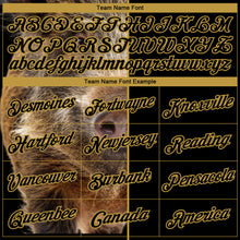 Load image into Gallery viewer, Custom Black Old Gold 3D Animal Boar Hunting Long Sleeve Performance T-Shirt