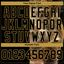 Load image into Gallery viewer, Custom Black Old Gold 3D Animal Boar Hunting Long Sleeve Performance T-Shirt