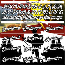 Load image into Gallery viewer, Custom Black White 3D Animal Deer Hunting Tool Gun Hunter Long Sleeve Performance T-Shirt