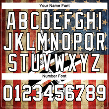 Load image into Gallery viewer, Custom Black White 3D Animal Deer Hunting American Flag Long Sleeve Performance T-Shirt