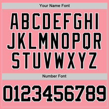 Load image into Gallery viewer, Custom Medium Pink Black-White Authentic Basketball Jersey