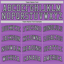 Load image into Gallery viewer, Custom Medium Purple Black-Gray Authentic Basketball Jersey