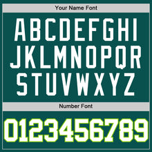 Load image into Gallery viewer, Custom Midnight Green White-Neon Green Authentic Basketball Jersey