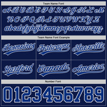 Load image into Gallery viewer, Custom Navy Royal-White Authentic Throwback Basketball Shorts